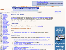 Tablet Screenshot of inthe80s.com